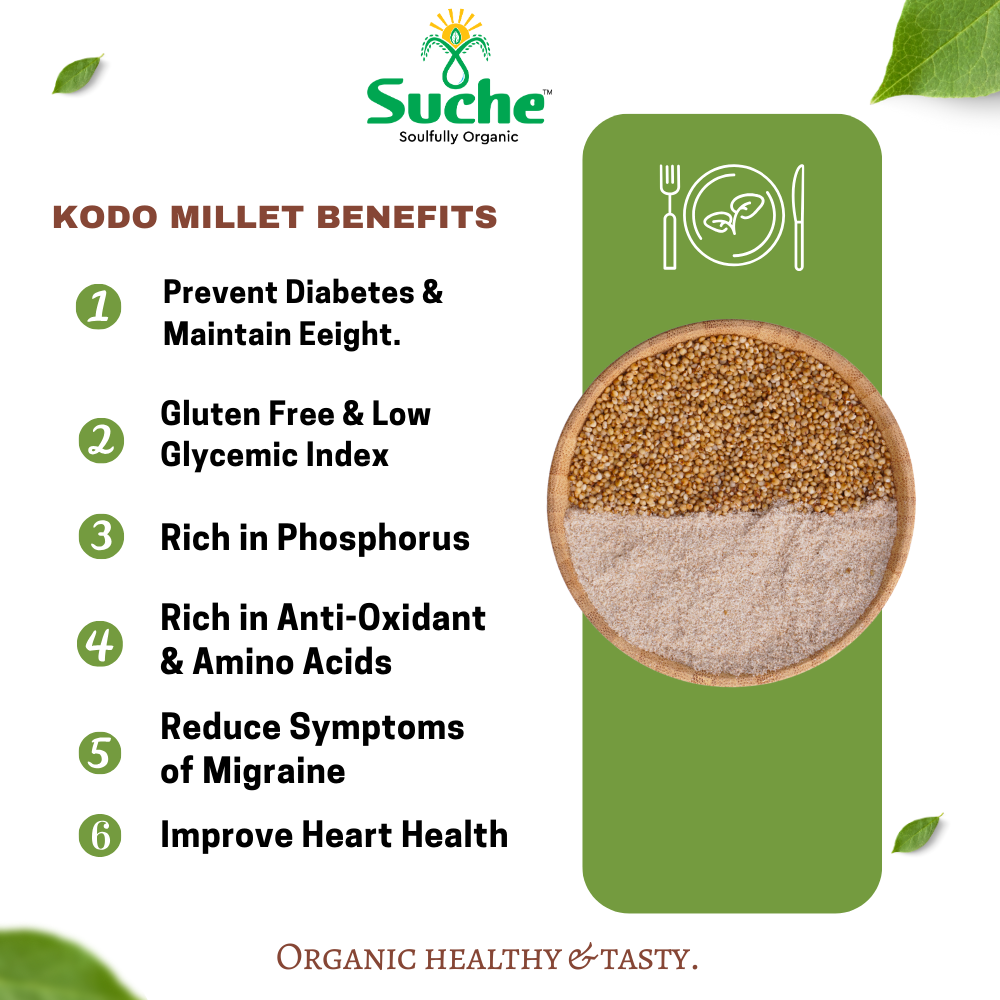 Organic Kodo Millet Flour | 1 Kg