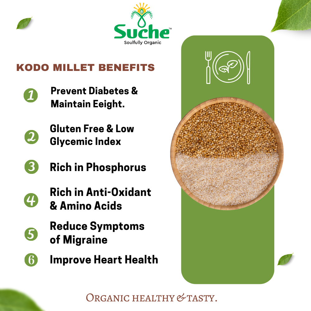 Organic Kodo Millet Rava/Semolina